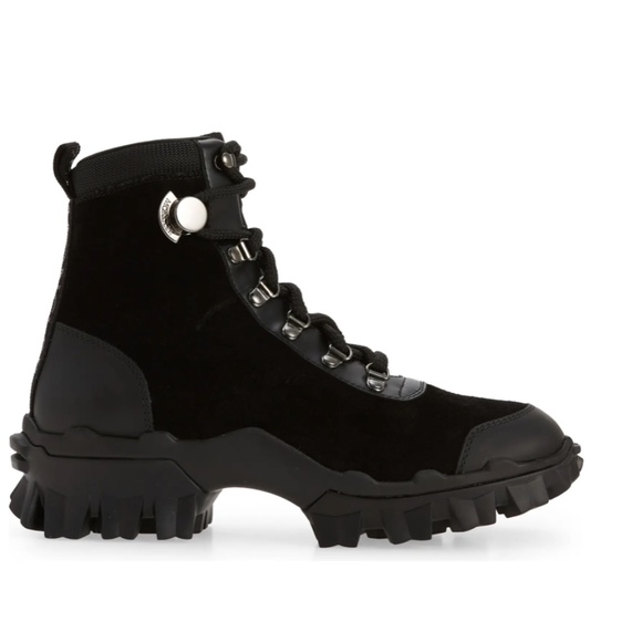 NIB $725 MONCLER Helis Hiking Boot in Black - size 8.5 US / 38.5 EU! - Picture 3 of 16